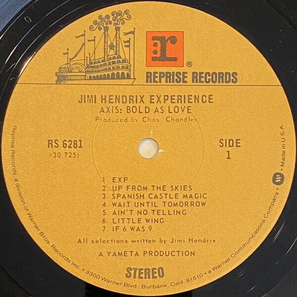 Jimi Hendrix Vinyl Price Guide